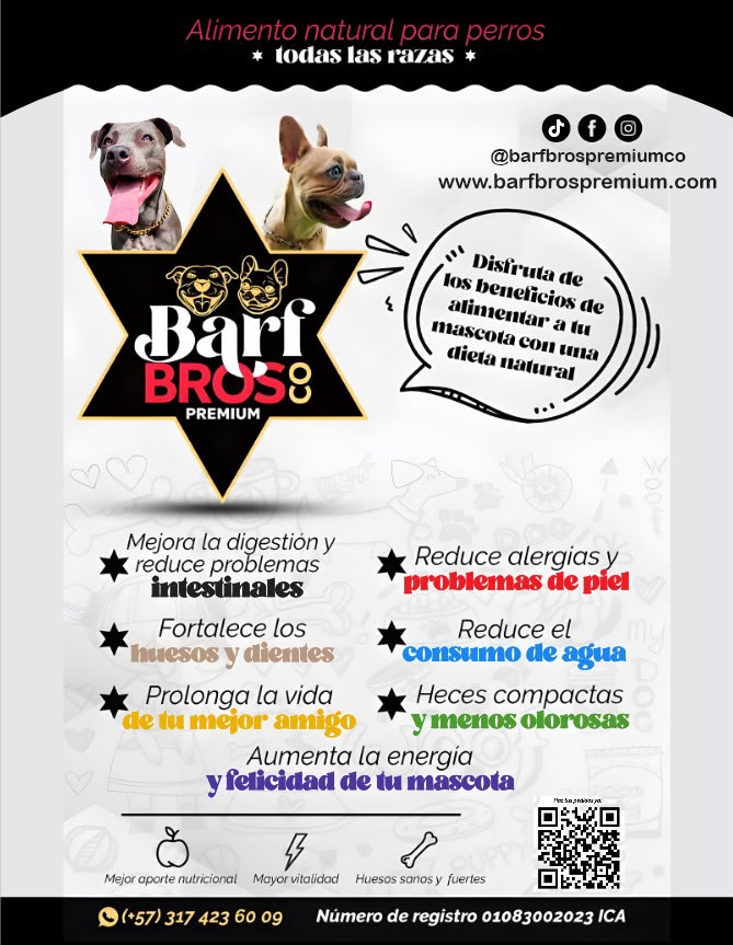 Beneficios de la dieta natural BARF para perros